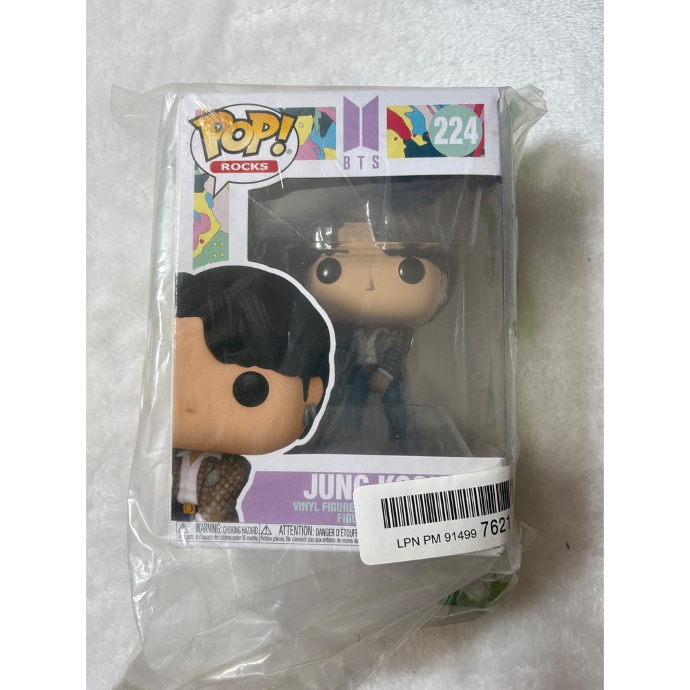 Funko Pop Rocks BTS Dynamite Jung Kook Vinyl Figure 224 K-Pop Collectible